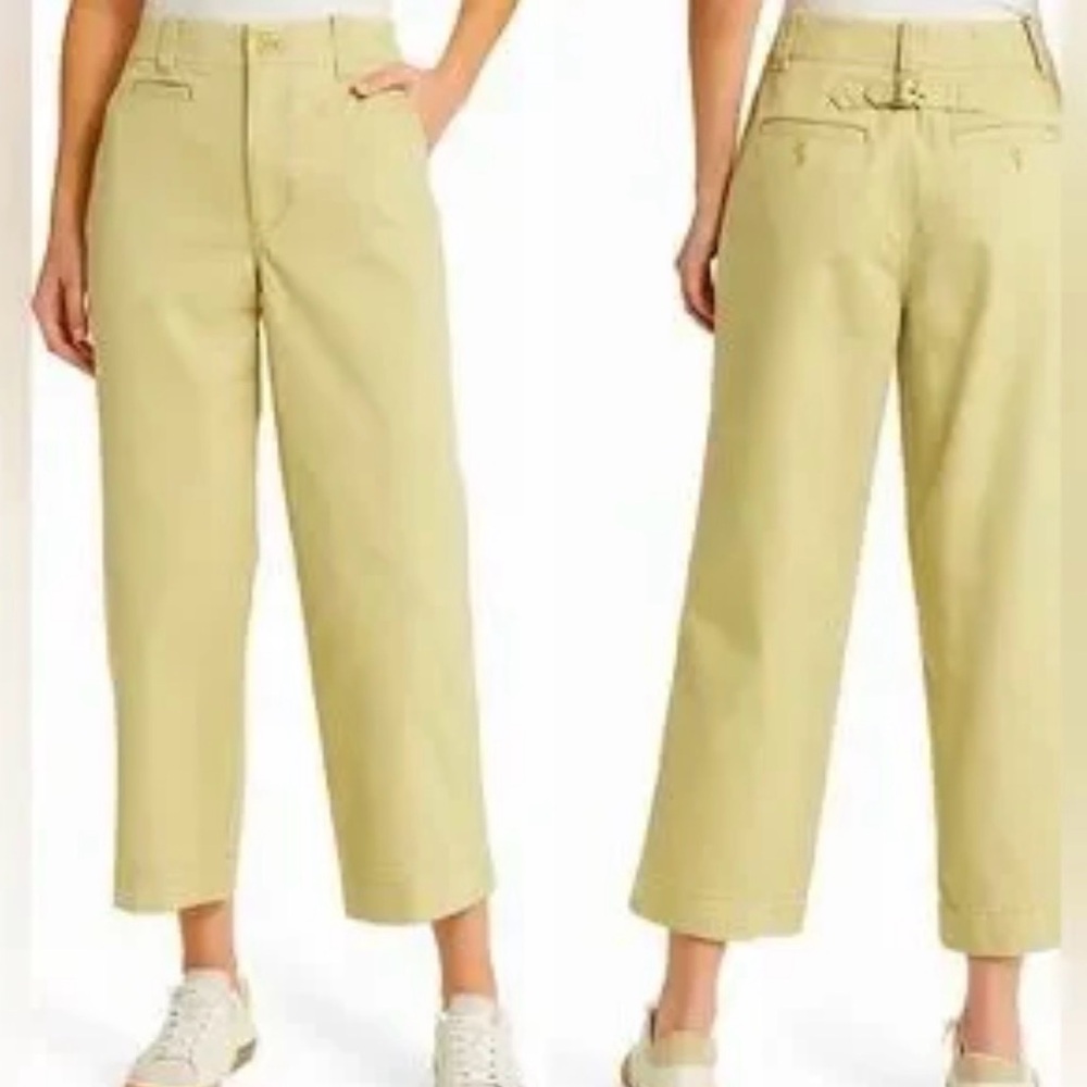 Madewell Women's Cropped Chinos in Tan